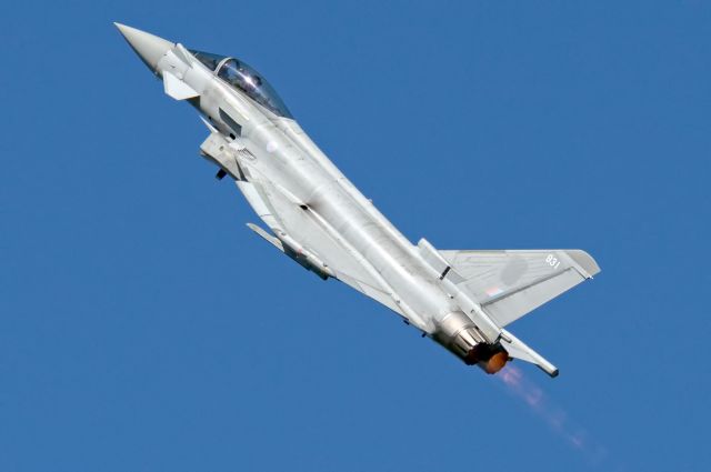 EUROFIGHTER Typhoon — - British Eurofighter , during NATO days in Ostrava , Czech Republic . 21.09.2019.