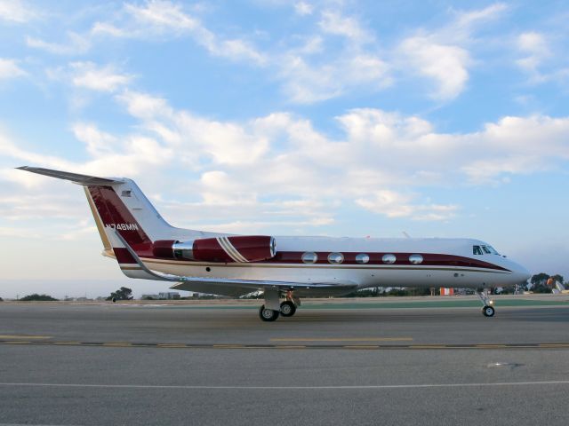 Gulfstream American Gulfstream 2 (N748MN) - A very nice Gulftream 2 SP. Upgraded cockpit. New paint job Note the stage III hush kits. No location as per request of the aircraft owner.