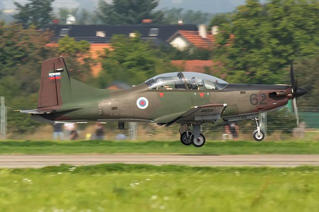 HAWKER DE HAVILLAND PC-9 (L962) - Slovenian AF Pilatus PC-9M (L9-62). NATO Days 2023.