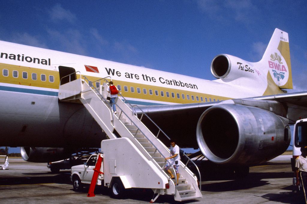 Lockheed L-1011 TriStar (9Y-TGJ) - April 1993 at Bridgetown, Barbados