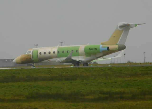 IAI Gulfstream G280 (N22SN) - Departing Belfast to Montreal (CYMX) on 21/12/2023.