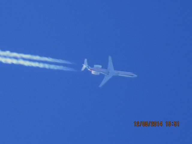 Embraer ERJ-145 (N627AE) - American Eagle flight 2776 from DFW to CID over Southeastern Kansas at 37,000 feet.