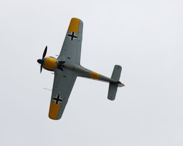 FOUR WINDS 192 (N1227) - Luftwaffe Day @ Paine Field Everett, WA.  Focke-Wulf FW190A.  This is the ONLY FW190A in existence using the ORIGINAL BMW801 engine!