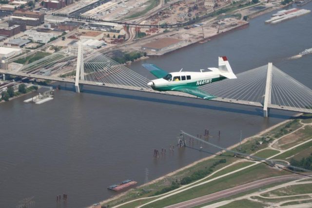 Mooney M-20 (N441WS) - Formation flight by Stan Span