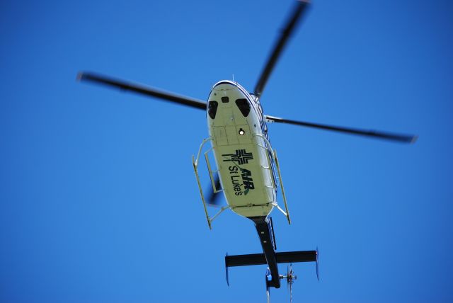 Bell 429 GlobalRanger (N755SL) - Bell 429 Global Ranger flying in for the Firefighter appreciation Day in Sun Valley Idaho