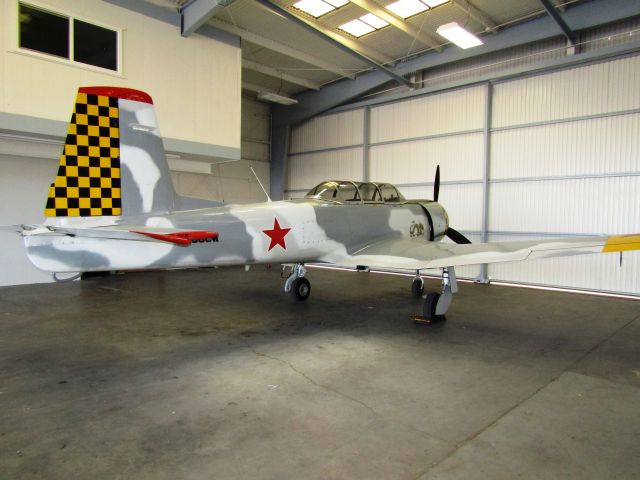 NANCHANG PT-6 (N198CW) - In the hangar.