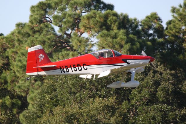 Vans RV-6 (N815DC) - Vans RV-6 (N815DC) arrives at Buchan Airport