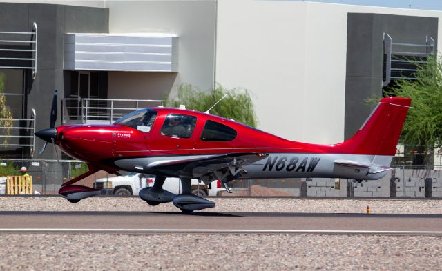 Cirrus SR-22 (N68AW) - Spotted at KSDL on 06-26-2020