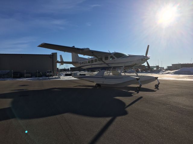 Cessna Caravan (C-FZTY) - New 8750 Floats.