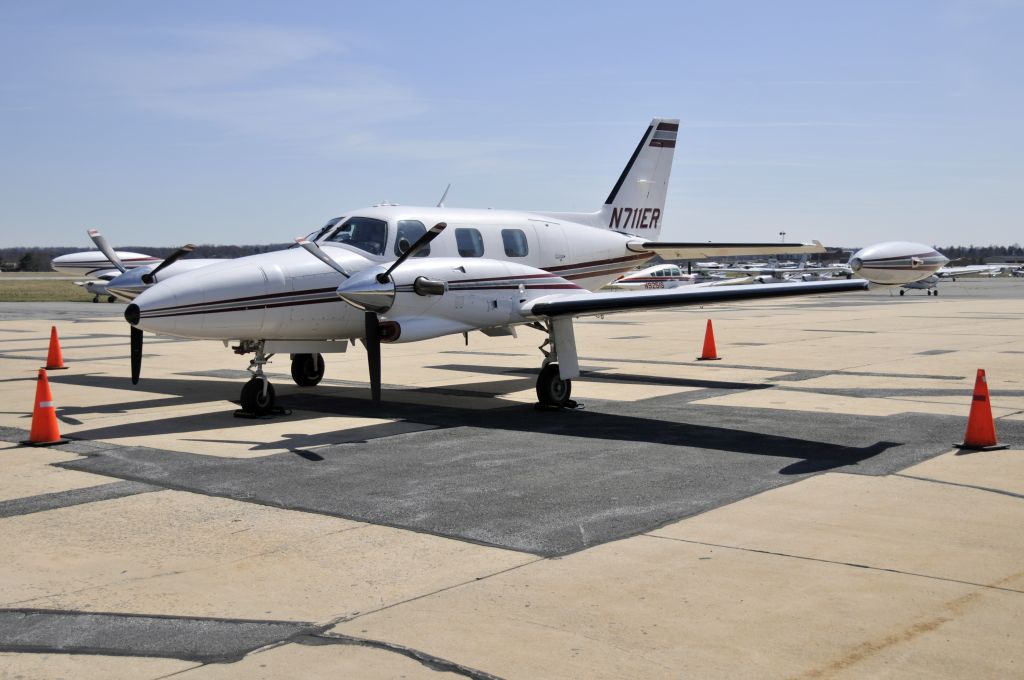 Piper Cheyenne (N711ER) - Seen at KFDK on 3/24/2009.