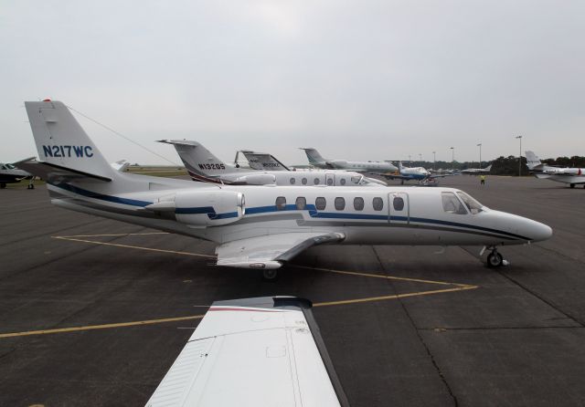 Cessna Citation V (N217WC) - At Nantucket - a busy day.