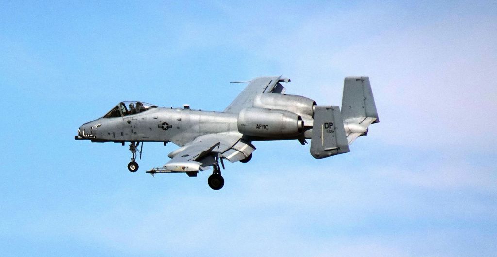 Fairchild-Republic Thunderbolt 2 — - A-10 landing at Davis Monthan AFB on October 21, 2020