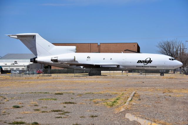 Boeing 727-100 (N191FE) - Anyone know the previous identity of this beautiful 727-100 on display at ROW?