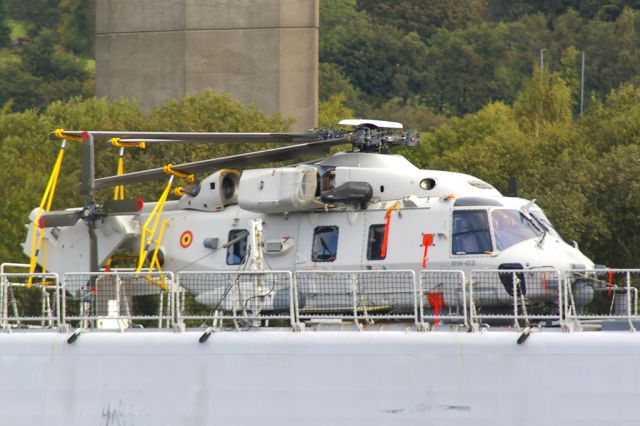 NHI NH-90 (RN03) - On board the frigate, Leopold 1 taking part in Excercise Joint Warrior.