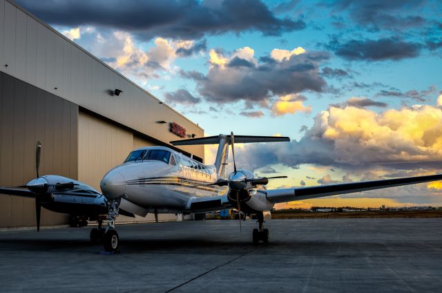 Beechcraft Super King Air 200 (BXH151) - Nikon D800 HDR, Shot at the Alberta Health hangar in Edmonton, Alberta. This King Air 200 was operated by Integra Air doing medevac missions across Alberta