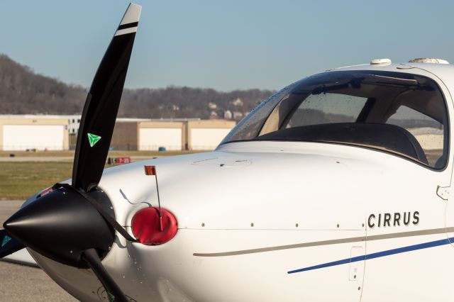 Cirrus SR-20 (N228TR) - A SR20 sits on the ramp at Lunken.