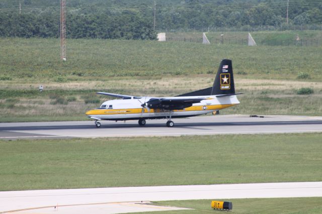 FAIRCHILD HILLER FH-227 — - The Golden Knights C-31A powering up for departure at Atlantic City International Airport for a demonstration at Thunder Over the Boardwalk 2014!