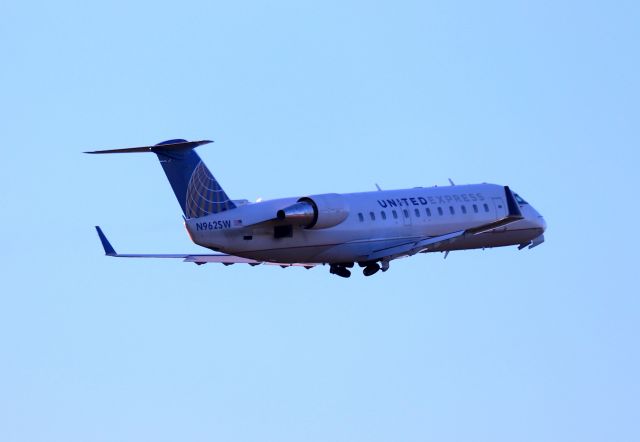 Canadair Regional Jet CRJ-200 (N962SW) - KRDD - Redding now has 2 AM departures, this RJ departing south towards SFO ( the other flight is June 2019 new LAX service)  shown here tucking the gear for the 50 minute flight to SFO...