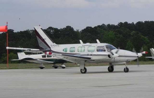 Piper Navajo (C-GXKS) - Aircraft equipped with sensors to search for hydrocarbons.