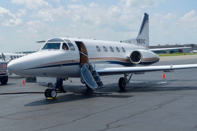 North American Sabreliner (N92VC) - Not many flying Sabres around. This beauty is operated by Victory Christian Ministries