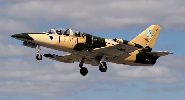 Aero L-39 Albatros (NX711LC) - An Aero Vodochody L-39C Albatros departing H. L. Sonny Callahan Airport, Fairhope, AL, during the Classic Jet Aircraft Association's 2020 JetBlast, just before noon - March 8, 2020. 