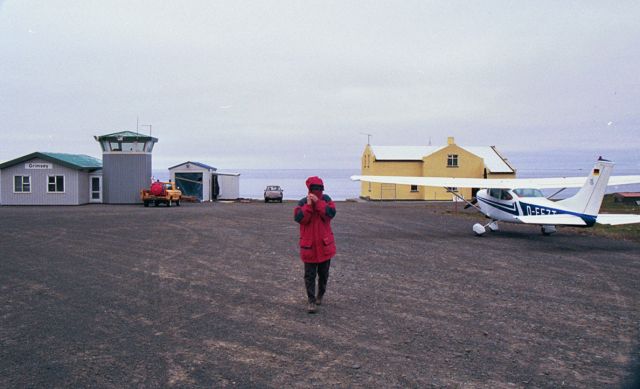 Cessna Skylane (D-EFZT) - At Grimsey on the Polar Circle, Iceland. Very cold, even in high summer.