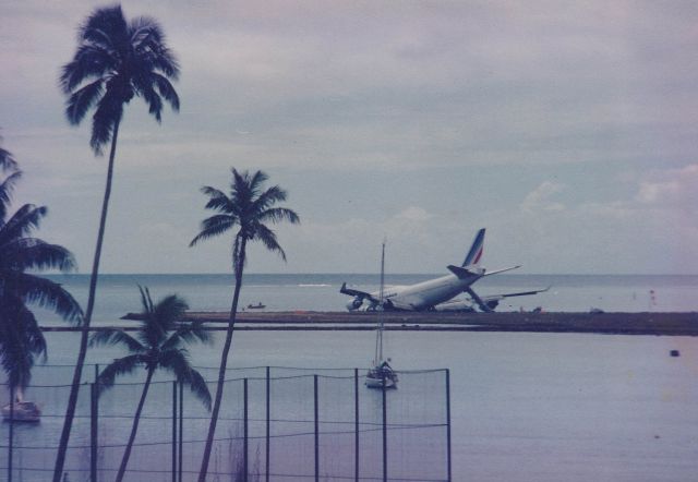 Boeing 747-400 (F-GITA) - Septembre 1993, Tahiti