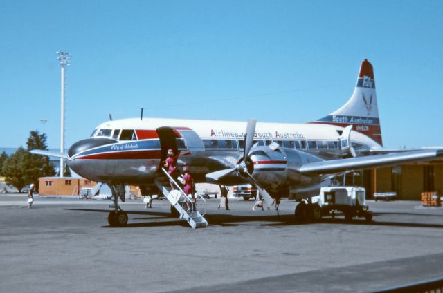 VH-BZN — - Adelaide Airport circa 1971. Copied from a Kodak Instamatic slide.