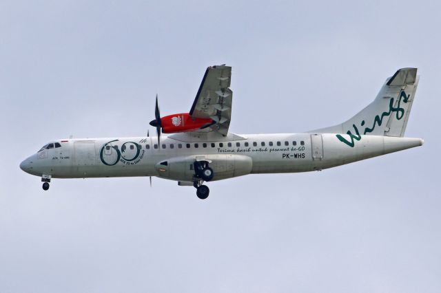 Aerospatiale ATR-72-600 (PK-WHS) - "60th ATR 72 to Lion Group" livery