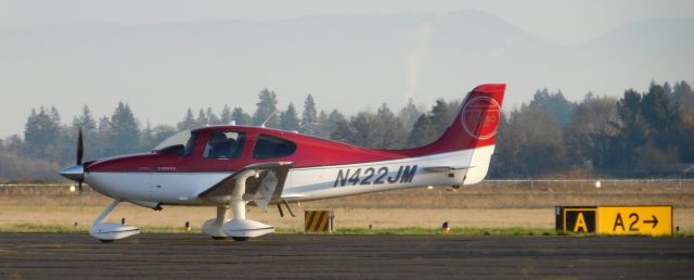 Cirrus SR-22 (N422JM) - N422JM at CVO on 3d December 2020.