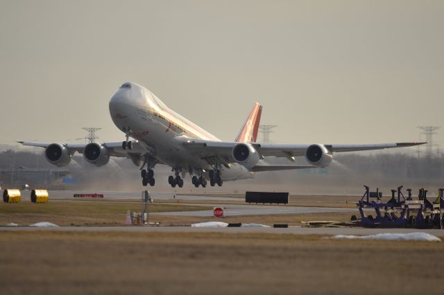 BOEING 747-8 (LX-VCC) - 5-L Departure up to ORD on 02-07-25