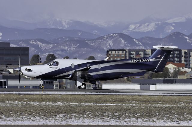 Pilatus PC-12 (N529NG) - RWY 17L departure Sunday, February 19, 2023 at 9:26 AM