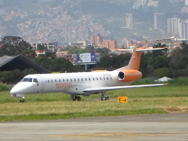 Embraer ERJ-145 (HK-5329) - Sarpa en Medellín-Olaya Herrera 