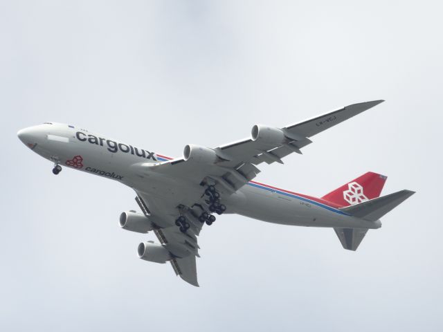 BOEING 747-8 (LX-VCJ) - Delivery flight from Paine Field to SeaTac