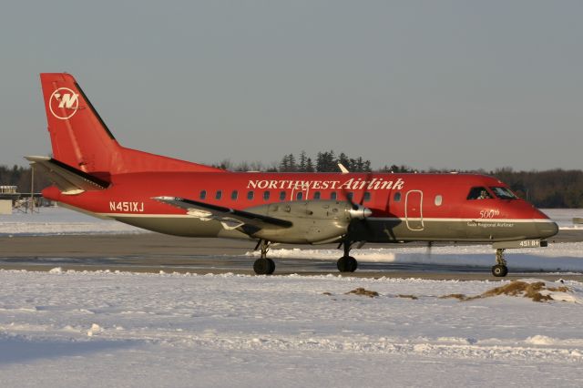 Saab 340 (N451XJ) - December 9, 2006 - arrived London