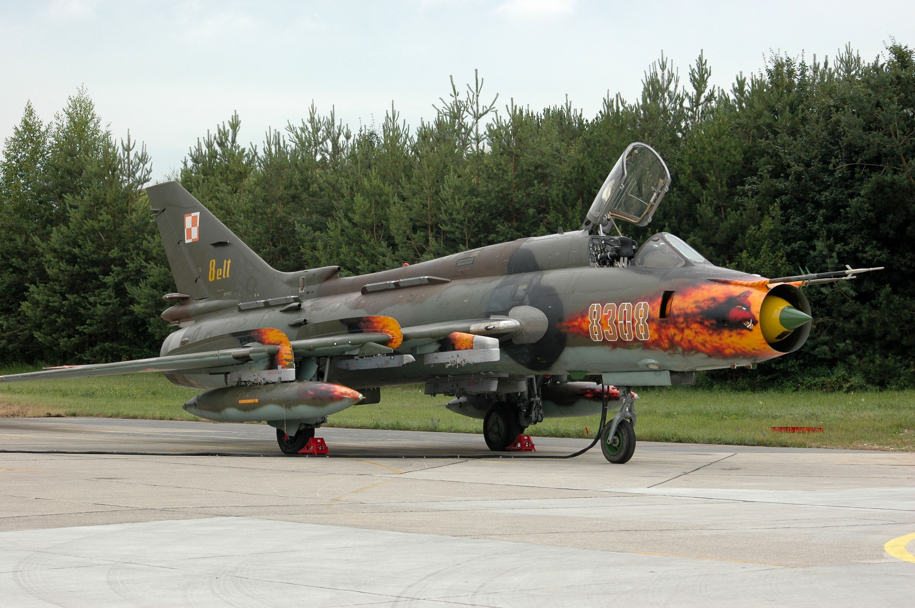 — — - Suchoi Su-22 Fitter from the Polish Air Force