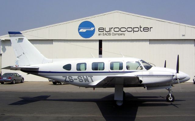 Piper Navajo (ZS-SWT) - At Lanseria, South Africa.