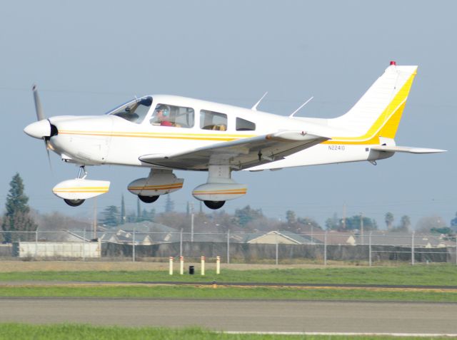 Cessna 206 Stationair (N2241G) - Joe does a touch-and-go on runway three-zero at Merced Regional Airport (KMCE)