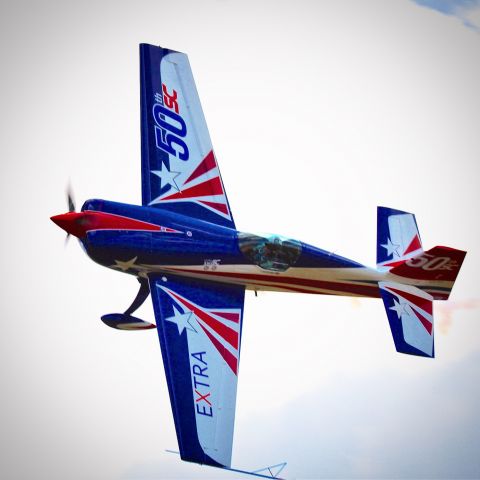 EXTRA EA-300 (N330FB) - N330FB, an Extra 330SC in the air at Leeward Air Ranchs Aviation Day.