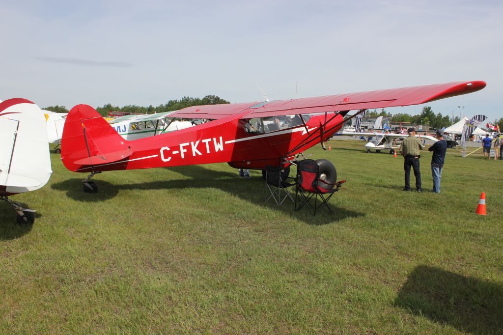 Beechcraft Sundowner (C-FKTW) - C-FKTW Piper PA-18-A 150 RVA Aéroport de Sherbrooke QC.CYSC 16-86-2018.