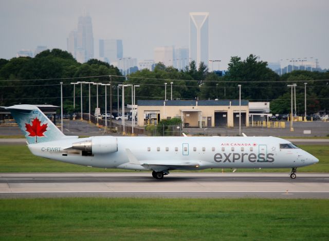 Canadair Regional Jet CRJ-200 (C-FWRT) - Taking off 18C - 7/18/15