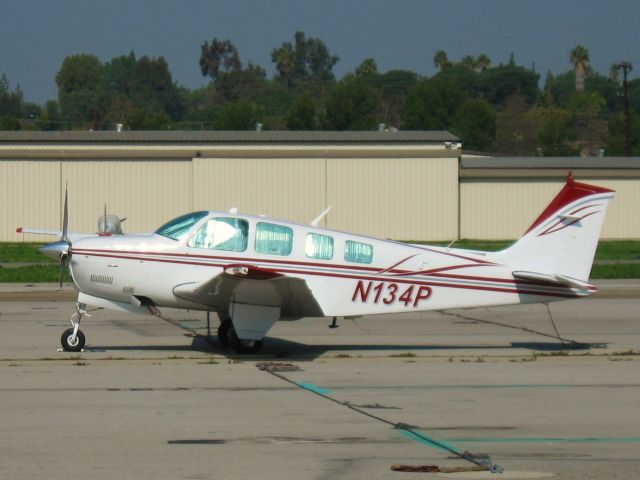 Beechcraft Bonanza (36) (N134P) - Parked at Fullerton