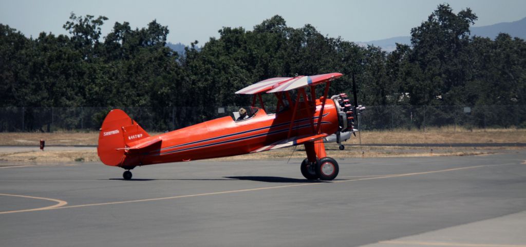 N467WP — - Taxiing to Parking at Kaiser Air  06-22-2015  (Stearman-Boeing PT-17)