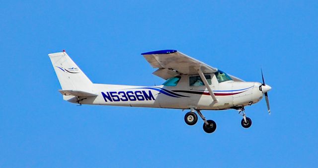 Cessna 152 (N5366M) - N5366M 1980 Cessna 152 C/N 15284566 - North Las Vegas Airport (IATA: VGT, ICAO: KVGT, FAA LID: VGT)br /Photo: Tomas Del Corobr /November 17, 2018