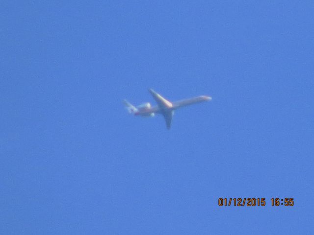 Embraer ERJ-145 (N662EH) - Envoy Air flight 3357 from ORD to Tulsa over Southeastern Kansas at 32,000 feet.