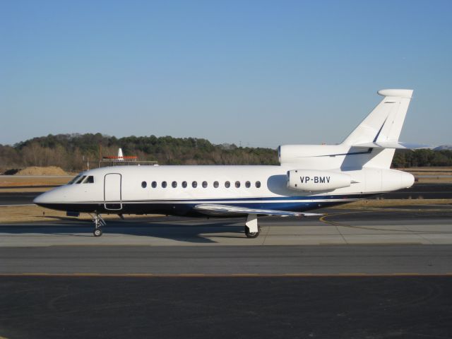 Dassault Falcon 900 (VP-BMV) - Old registration