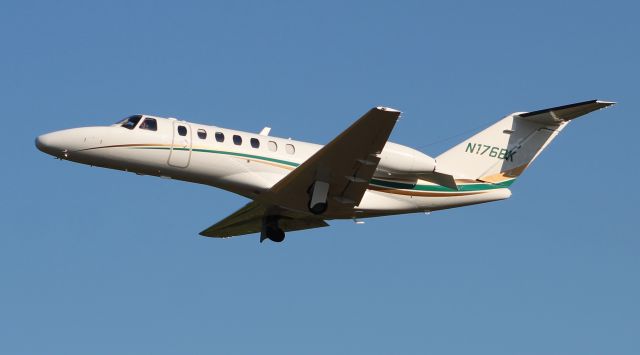 Cessna Citation CJ1 (N176BK) - A Cessna 525B CitationJet CJ3 departing Boswell Field, Talladega Municipal Airport, AL, following the NASCAR GEICO 500 race at Talladega Super Speedway - April 25, 2021.