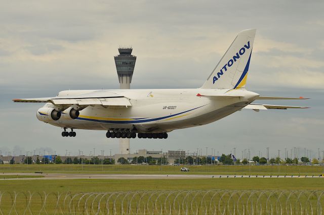 Antonov An-124 Ruslan (UR-82007) - Operating a charter for Eli Lilly. Shown arriving 5-L from KEF on 07-09-24