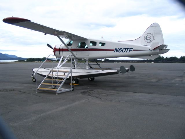 De Havilland Canada DHC-2 Mk1 Beaver (N60TF) - Preparing to board for a flight from Sitka to Warm Springs Bay