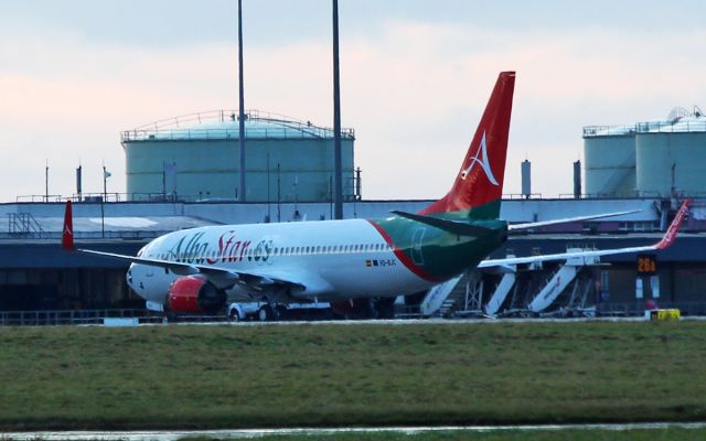 Boeing 737-800 (VQ-BJC) - alba star b737-8 vq-bjc at shannon 11/12/16.
